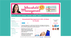 Desktop Screenshot of household-management-101.com